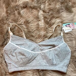 HOLDPOSE
True Size Nursing & Pumping Bra Hands Free Pregnancy Postpartum in gray